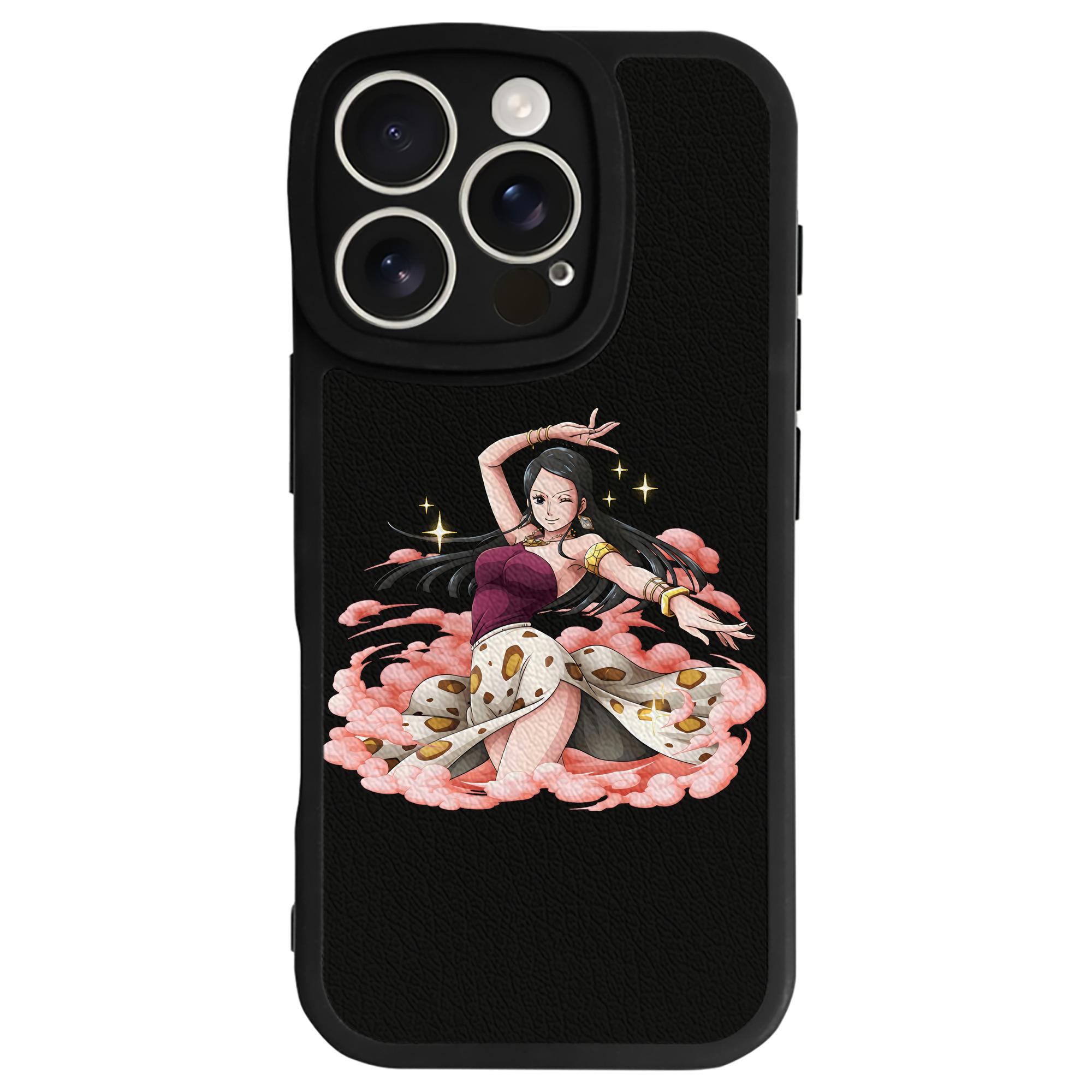 （画像用） ワンピース ニコ・ロビン ONE PIECE Nico Robin 【iPhone 16シリーズ対応】シリコンスマホケース（レザー調） 材質：シリコン